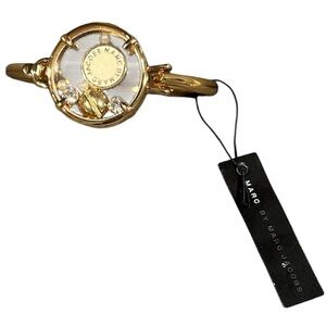 Marc By Marc Jacobs Gold Bracelet with Crystal Accents
